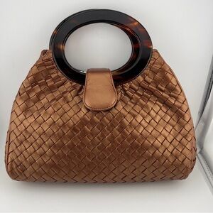 Bottega Veneta Leather Intrecciato Handbag